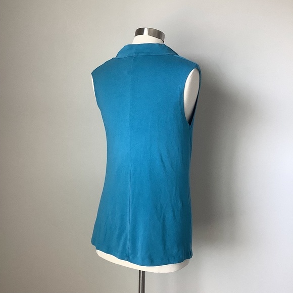 Beyond Threads Pima Cotton Wardrobe Capsule Basic Sleeveless Top Peru - Picture 6 of 11